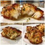Air Fryer Garlic Butter Baked Cod Fillets