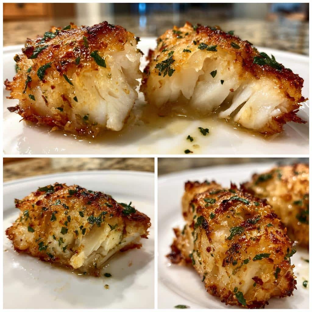 Air Fryer Garlic Butter Baked Cod Fillets
