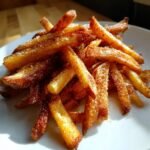 Air Fryer Garlic Cinnamon Sugar Fries