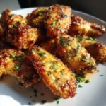 Air Fryer Garlic Parmesan Wings