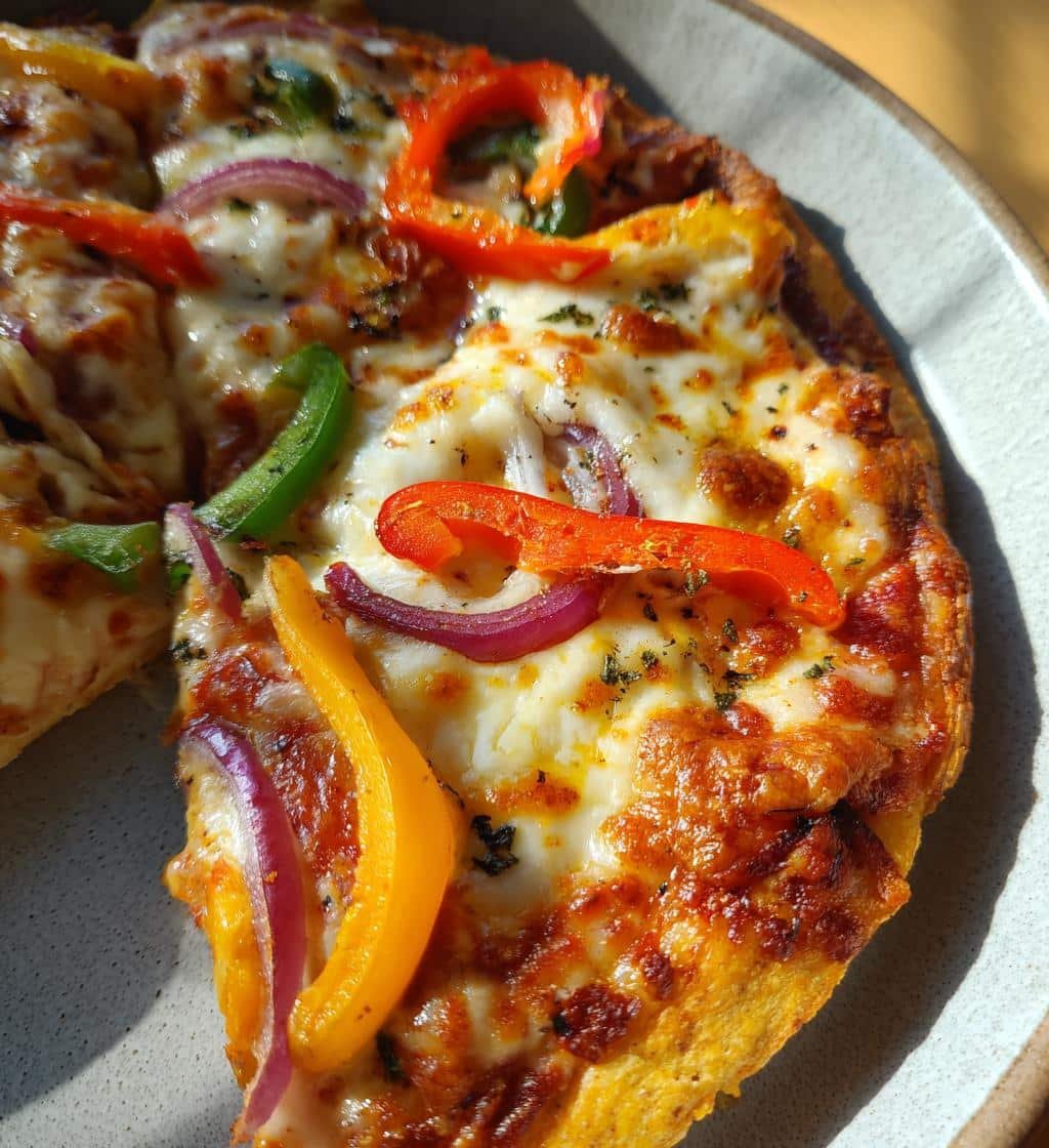 Air Fryer Gluten-Free Tortilla Pizza (Corn)