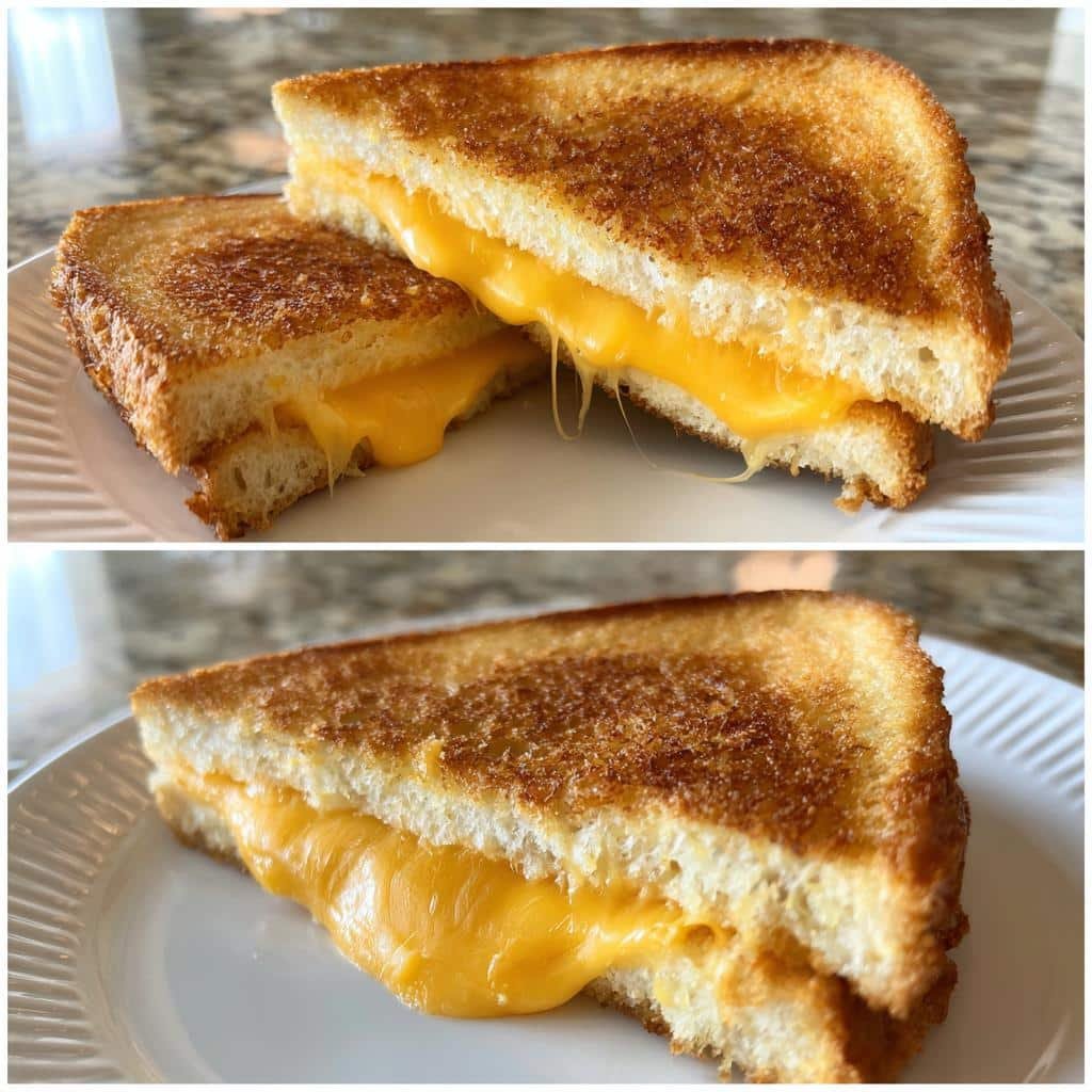 5-Minute Air Fryer Gooey Cheese Close-Up Sandwich - Irresistible! 4 Air Fryer Gooey Cheese Close-Up Sandwich - detail 1