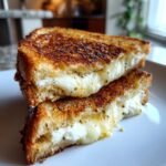 Air Fryer Greek Grilled Cheese