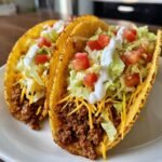 Air Fryer Ground Beef Tacos Soft Tortillas