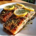 Air Fryer High-Protein Salmon - Herb Dill