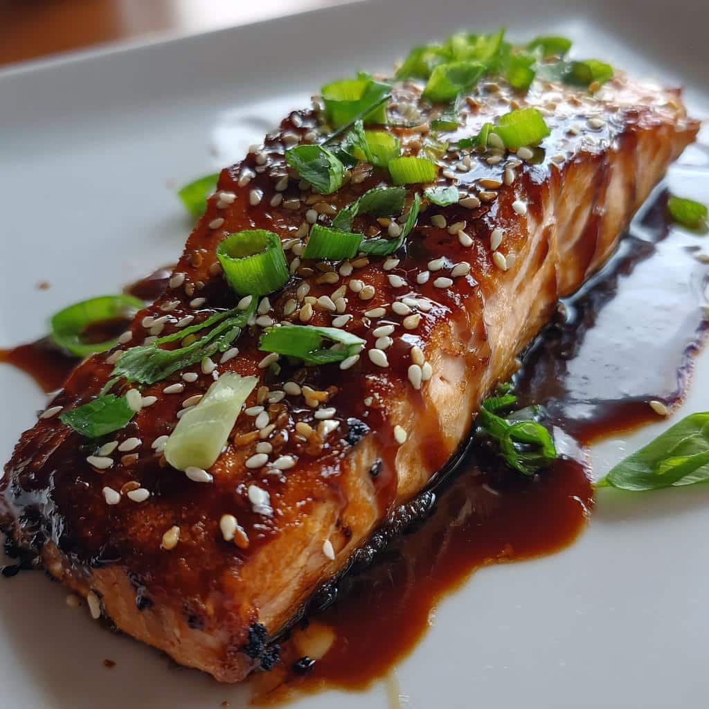 Air Fryer High-Protein Salmon Teriyaki