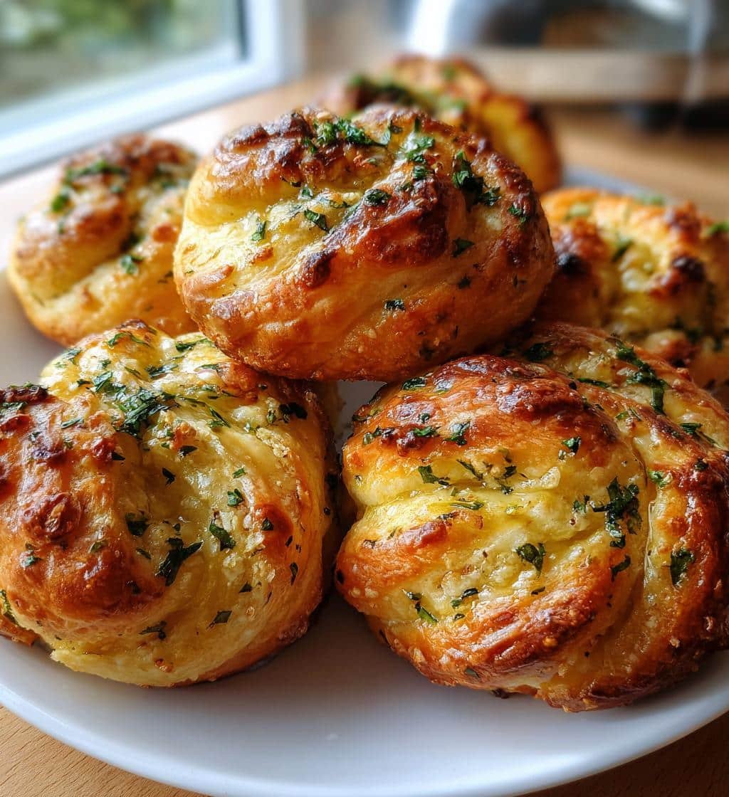 Air Fryer Homemade Garlic Knots