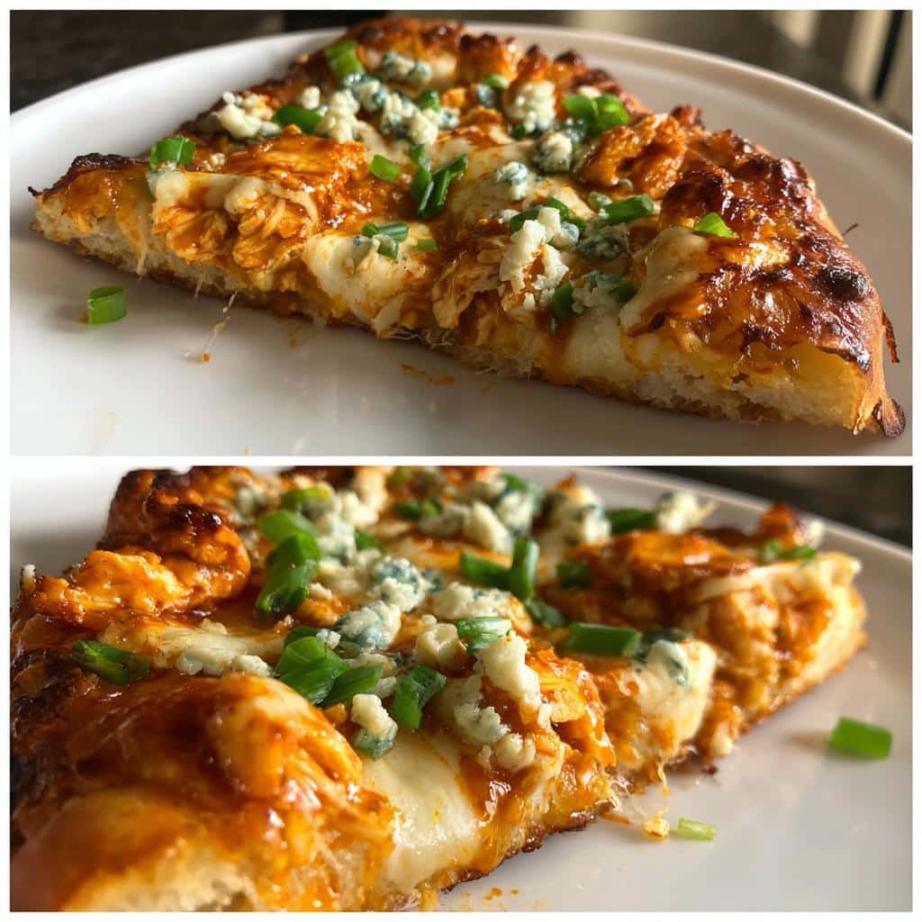 Air Fryer Homemade Naan Flatbread Pizza Buffalo - detail 1