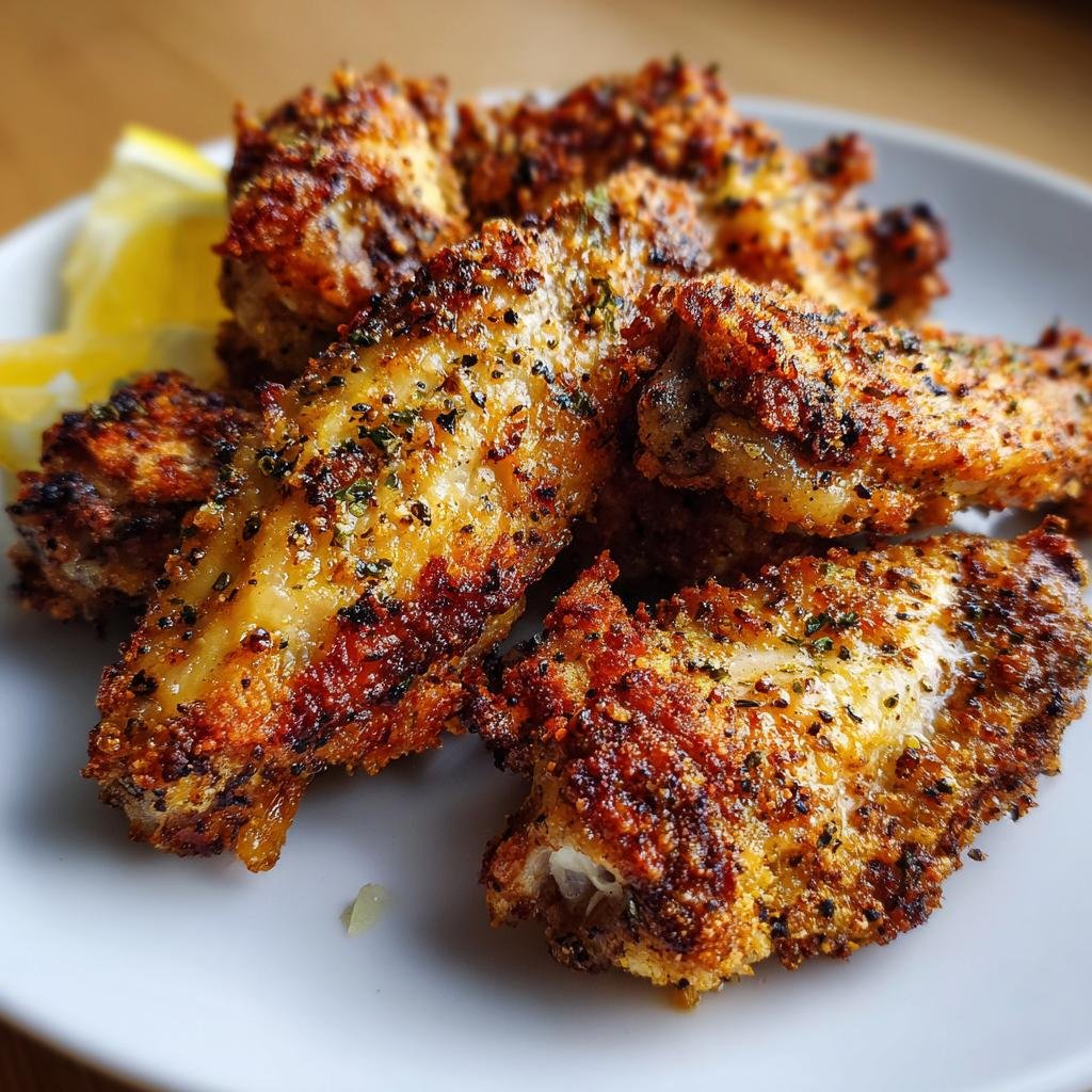 Air Fryer Hot Lemon Pepper Wings