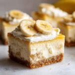 Air Fryer Irresistibly Creamy Banana Pudding Cheesecake Bars