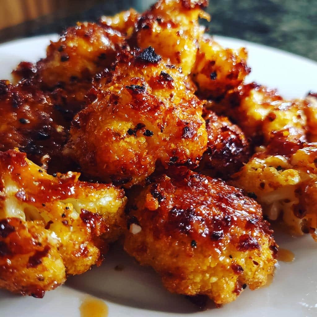 Air Fryer Keto Cauliflower Wings Buffalo - detail 1