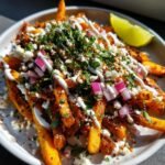 Air Fryer Loaded Anticuchos Spiced Fries