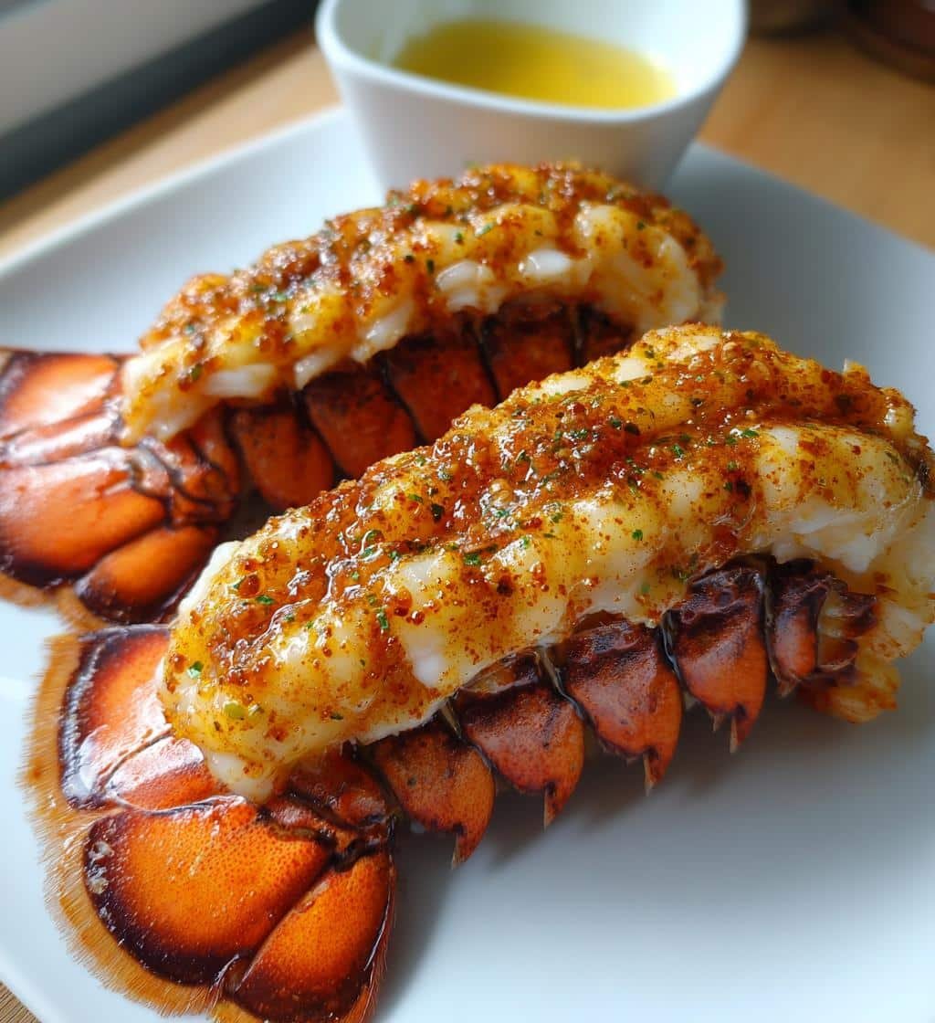 Air Fryer Lobster Tails Butter Dipped