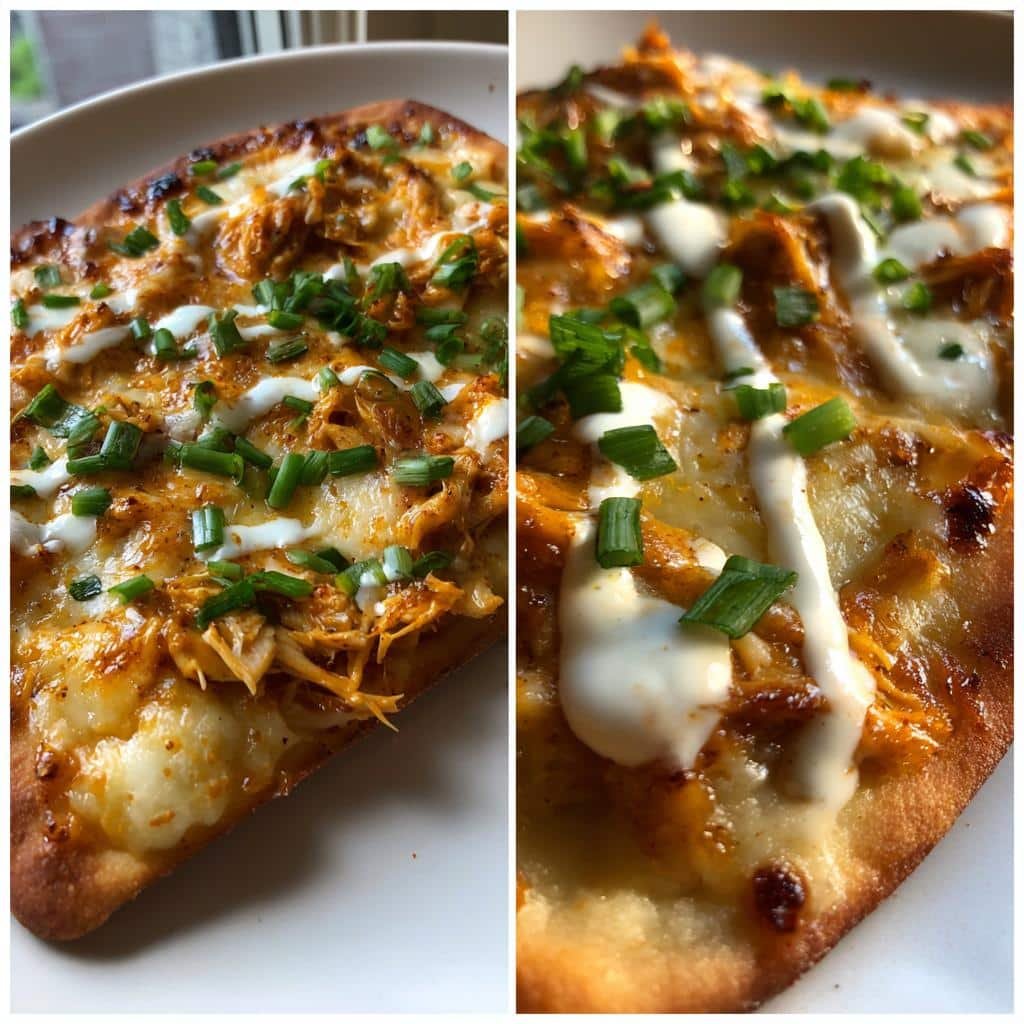 Air Fryer Naan Flatbread Pizza  Buffalo - detail 1
