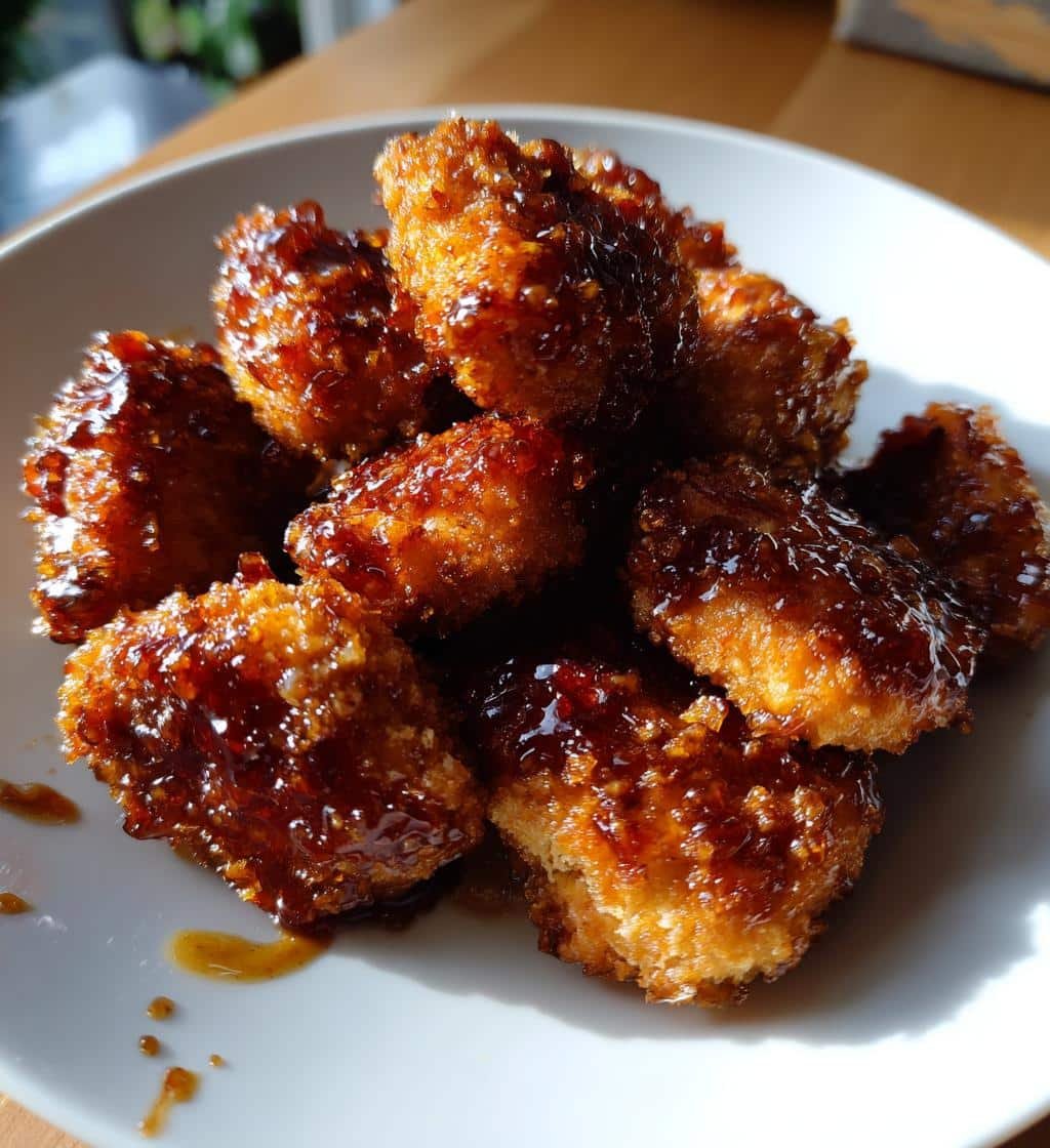Air Fryer Nuggets with Maple Smoke Glaze (Canadian)