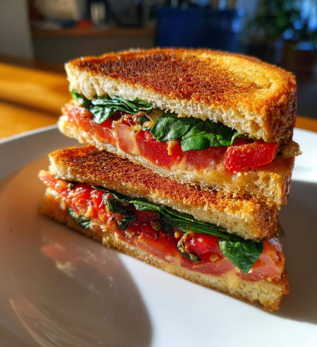 Air Fryer Olive Tapenade Sandwich