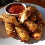 Air Fryer Pepperoni Pizza Cheese Sticks