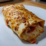 Air Fryer Pizza Burrito - Flour Tortilla Folded