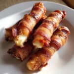 Air Fryer Prosciutto‑Wrapped Cheese Sticks