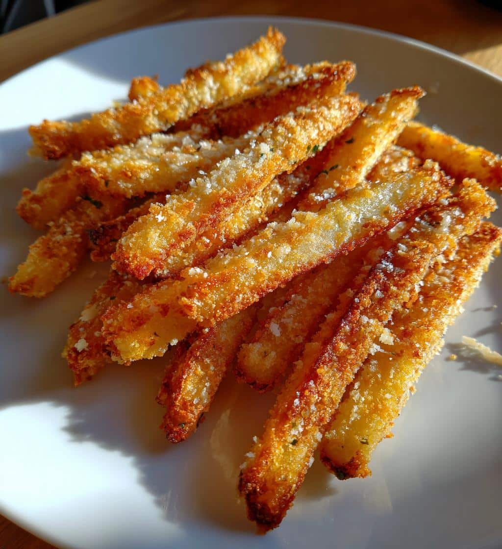 Air Fryer QUICK Crispy Parmesan Crusted Fries