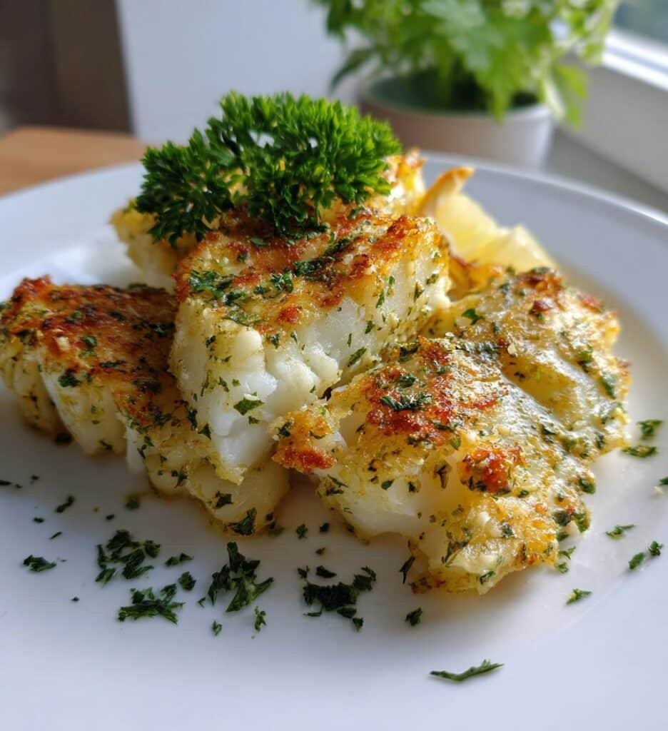 Air Fryer Quick Garlic Butter Baked Cod Fillets
