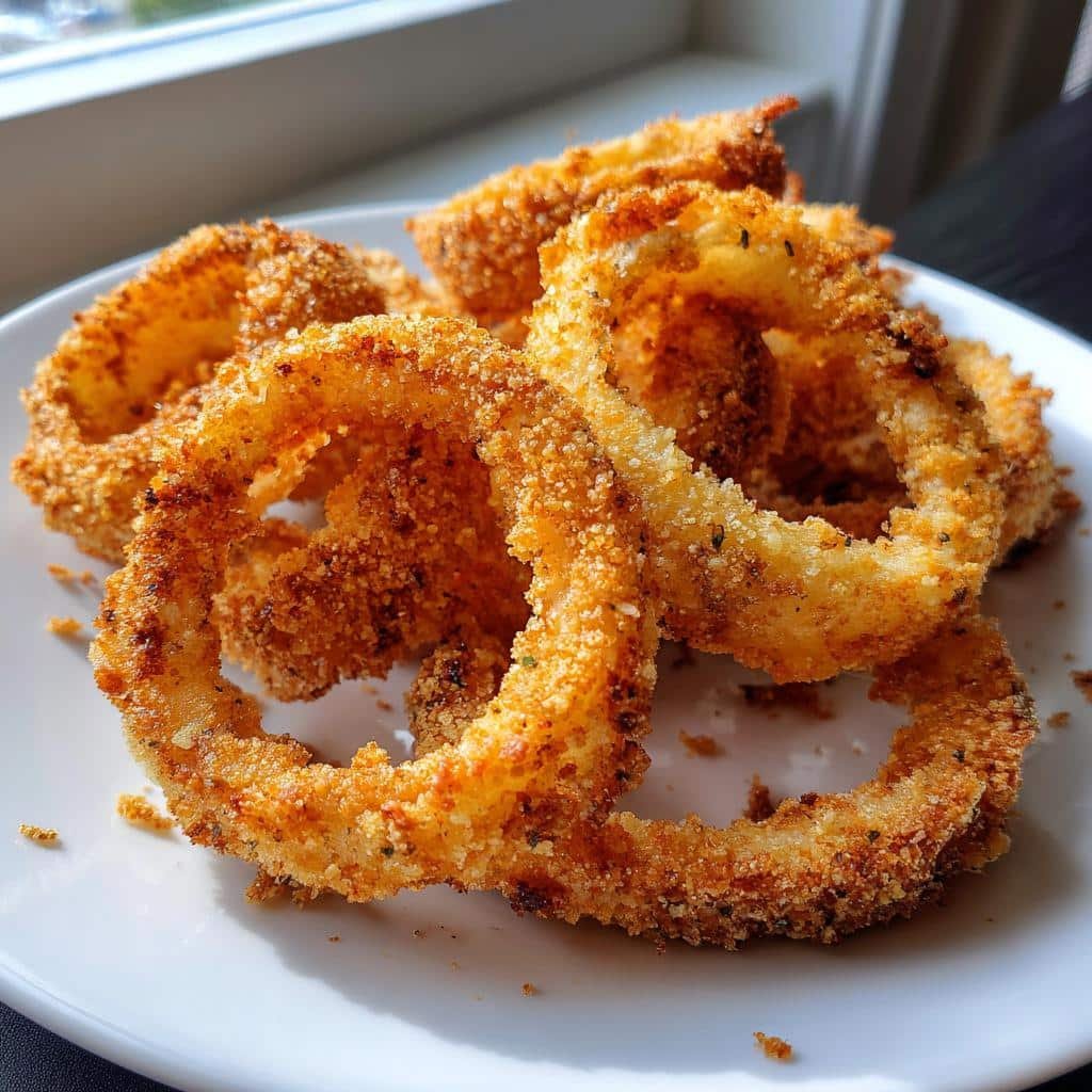 Air Fryer Ranch-Flavored Onion Ring Chips