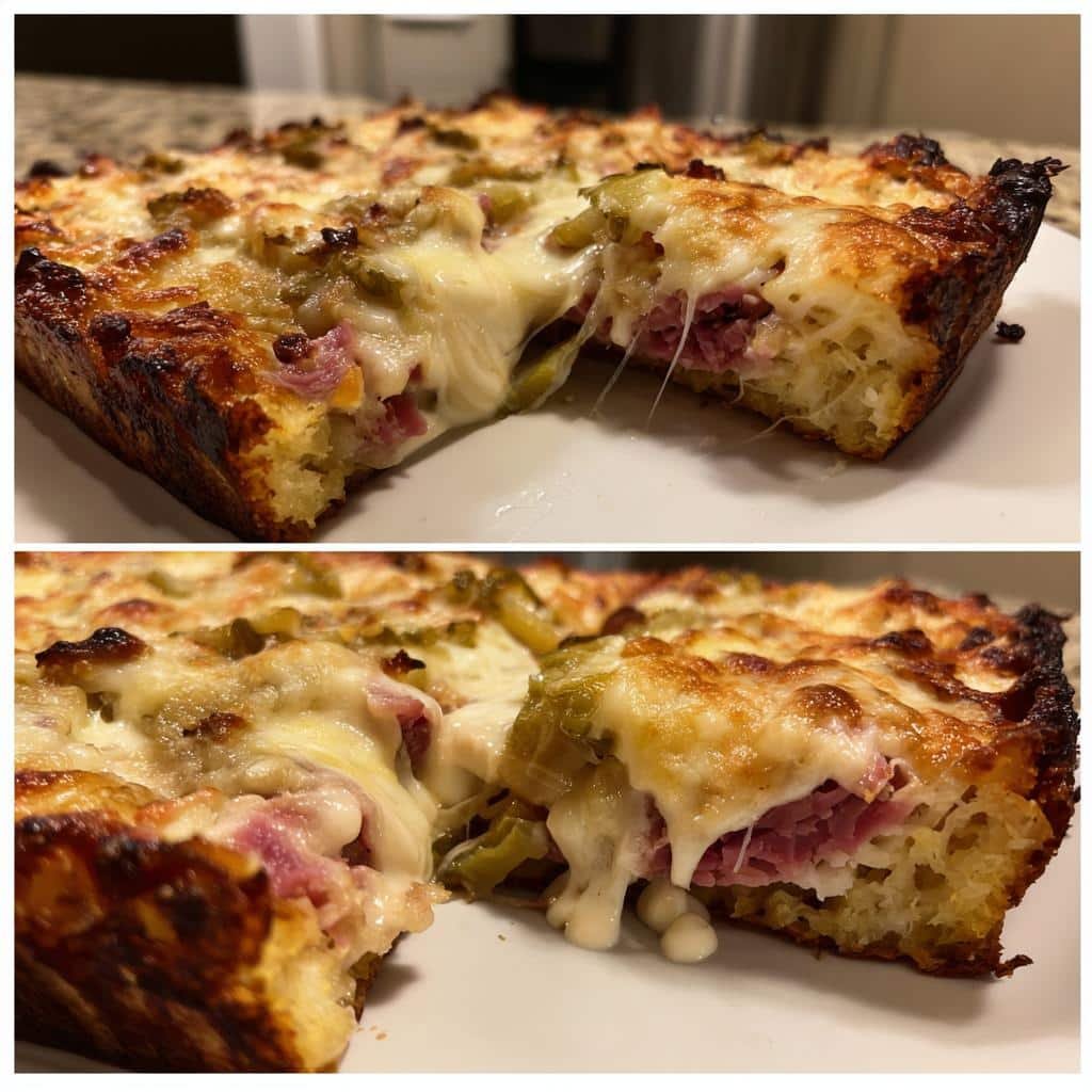 Air Fryer Reuben Pizza Detroit-Style - detail 1