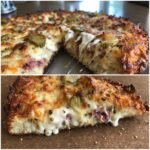 Air Fryer Reuben Pizza Detroit-Style