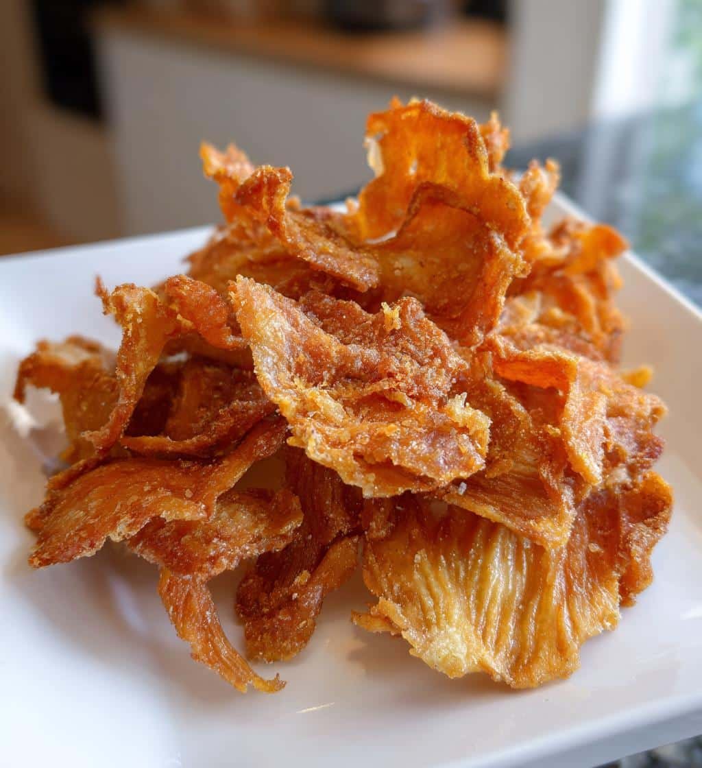 Air Fryer Salt & Vinegar Jackfruit Chips - detail 1