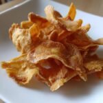 Air Fryer Salt & Vinegar Jackfruit Chips