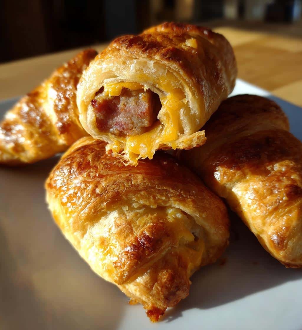 Air Fryer Sausage & Cheddar Breakfast Sticks - detail 1