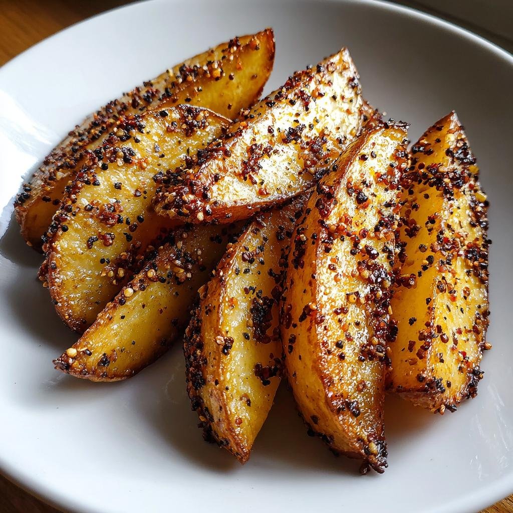 Irresistible 30-Minute Air Fryer Sichuan Pepper Wedges 4 Air Fryer Sichuan Pepper & Garlic Wedges - detail 1