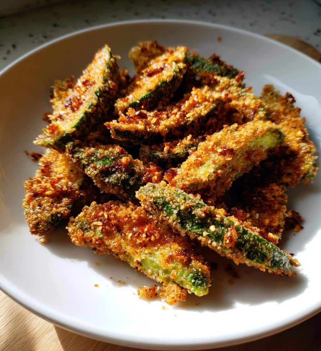 Air Fryer Spicy Sriracha Avocado Fries