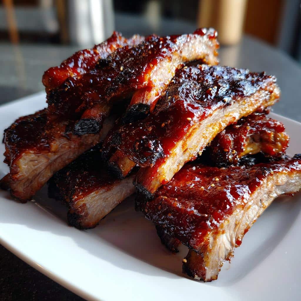 Air Fryer Sticky Asian Pork Ribs - detail 1