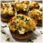 Air Fryer Stuffed Mushrooms (Festive)