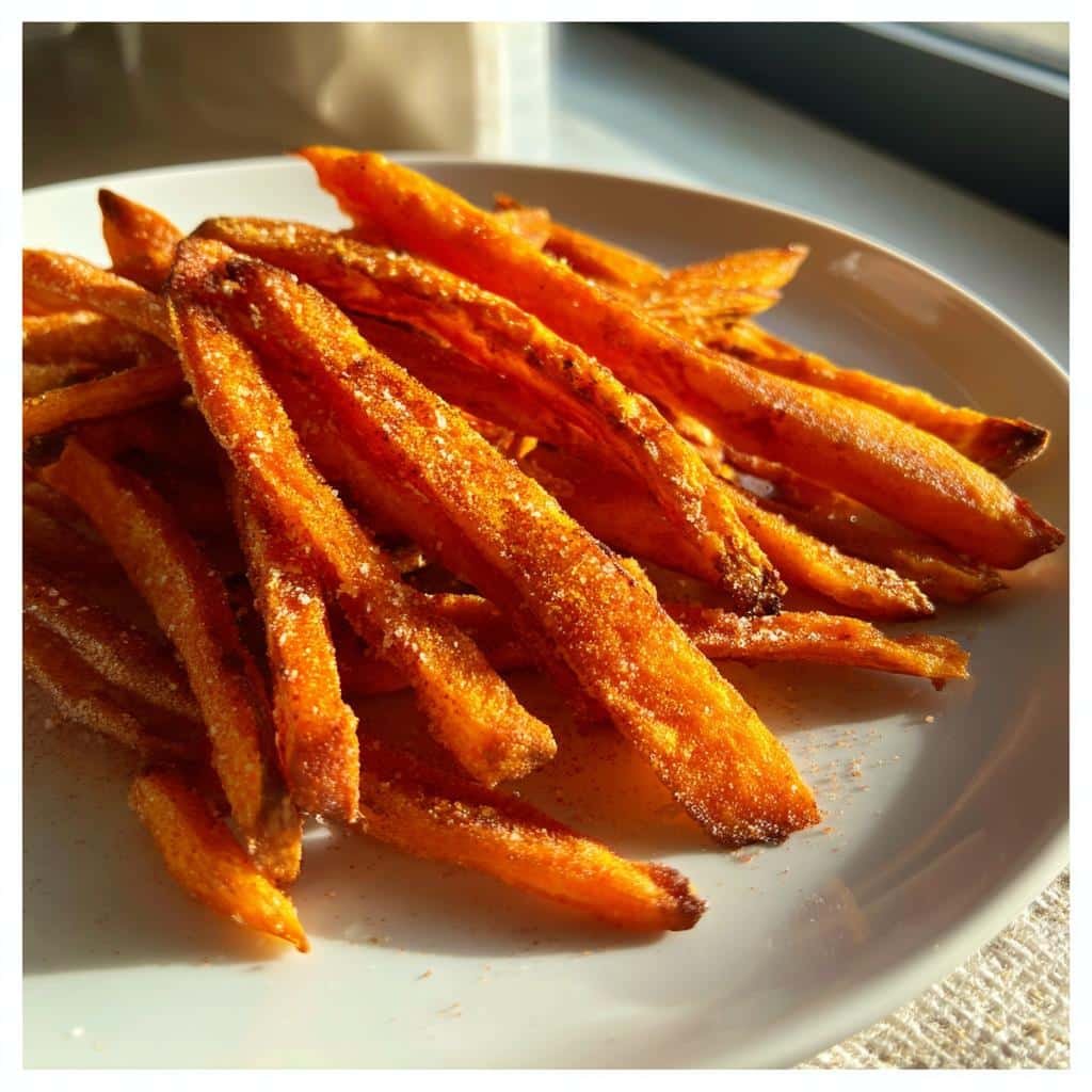 Air Fryer Sweet Potato Fries Cinnamon