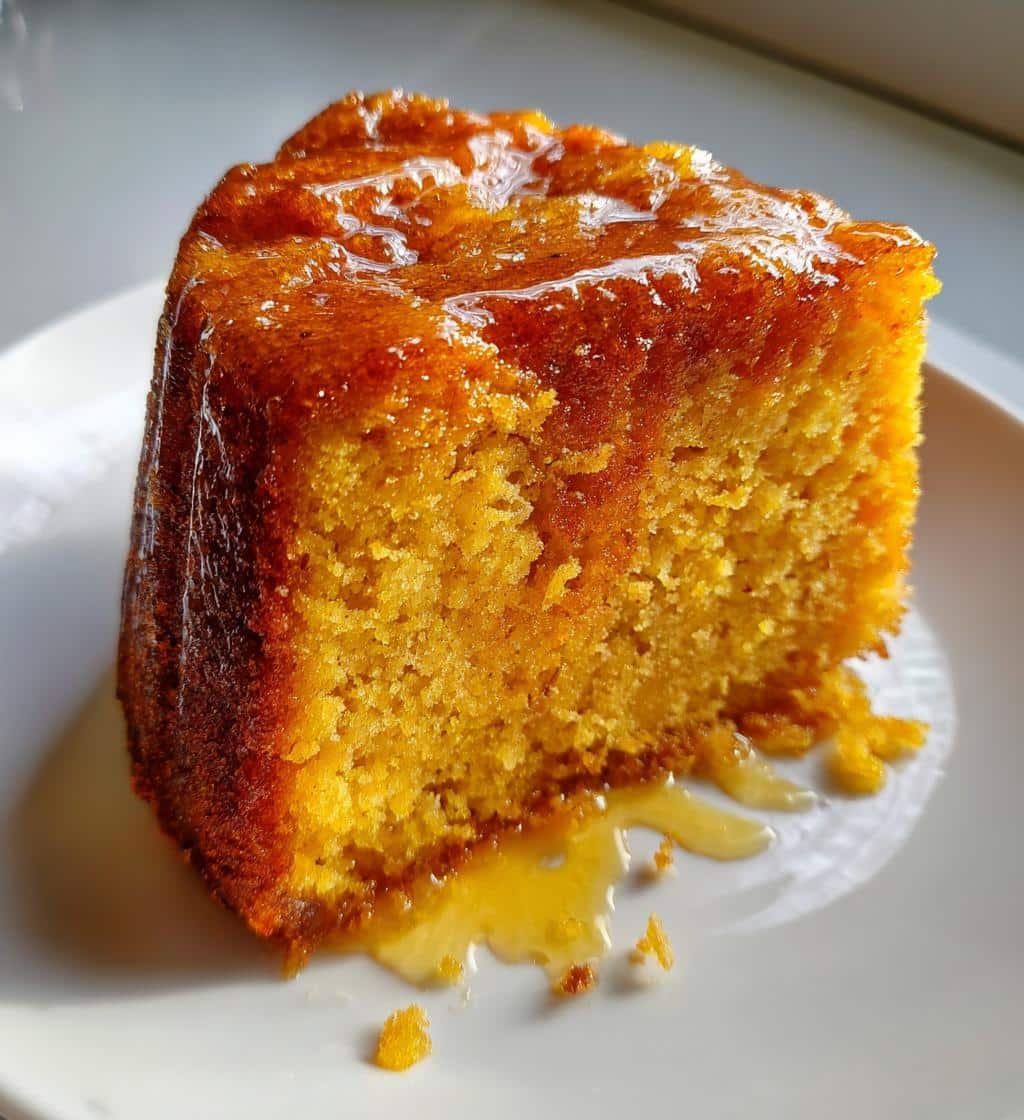 Air Fryer Sweet Potato Honeybun Cake