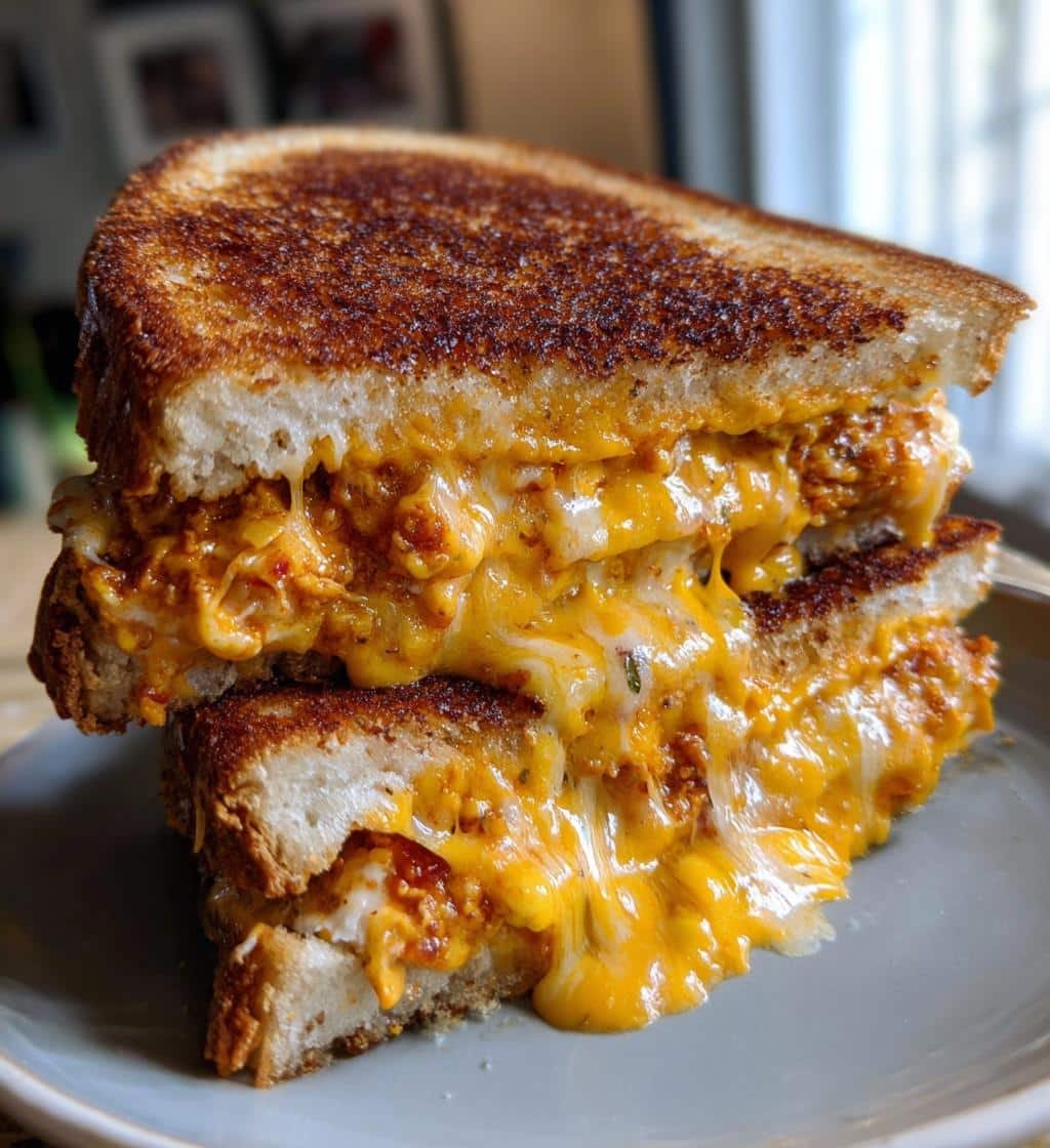 Air Fryer Taco Grilled Cheese