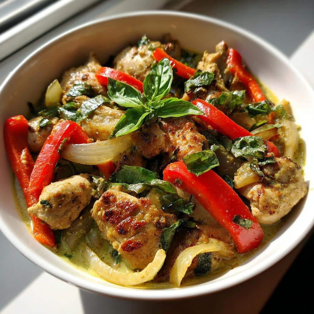 Air Fryer Thai Green Curry Chicken - detail 1