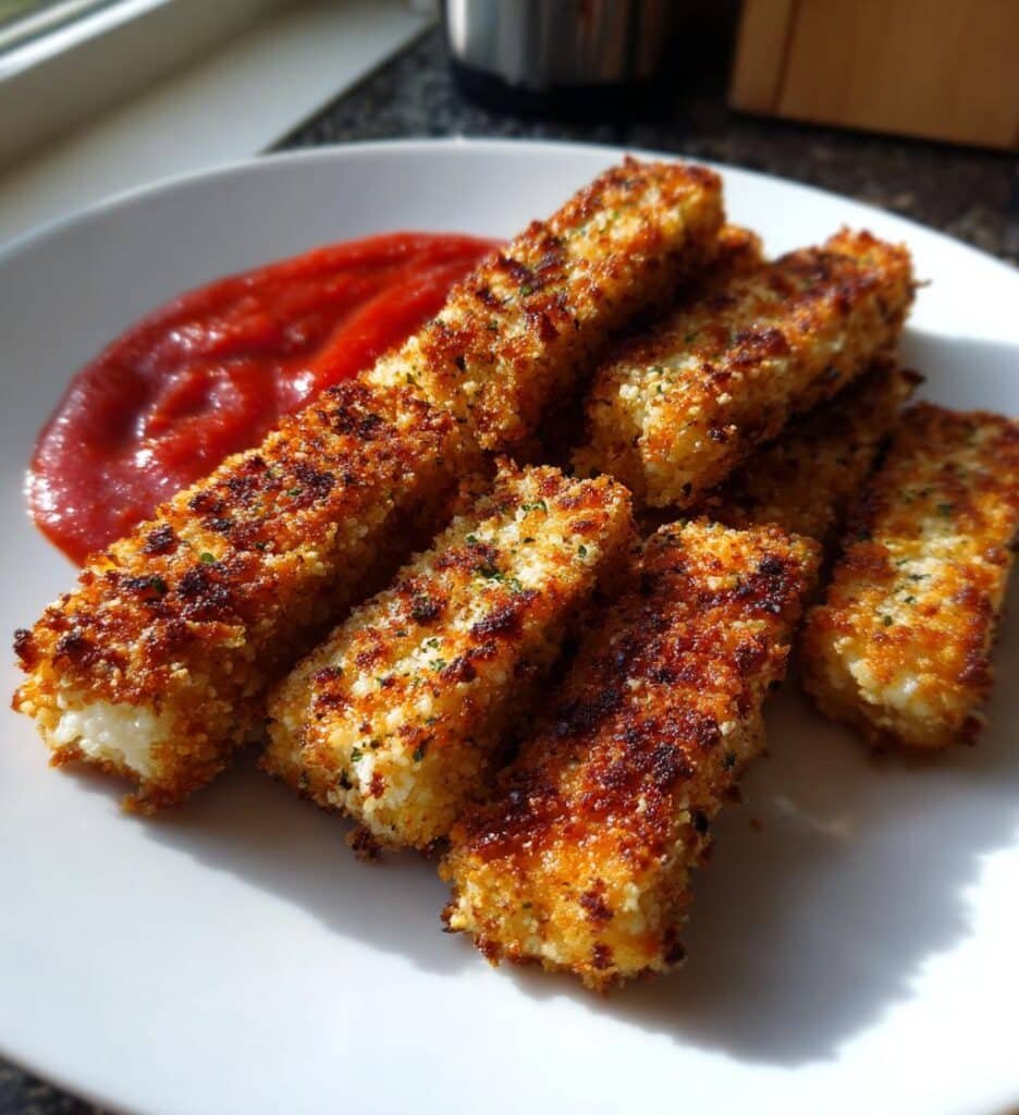Air Fryer Tofu Parmesan Sticks