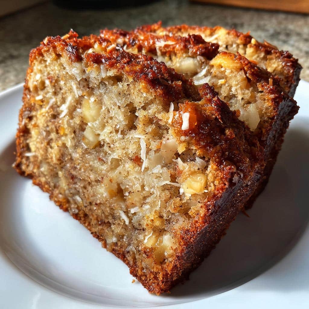 Air Fryer Tropical Hawaiian Banana Bread - detail 1