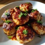 Air Fryer Turkey Meatballs Italian