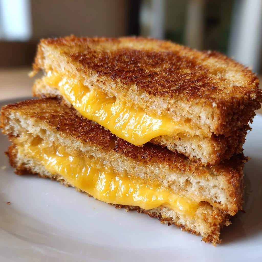 Air Fryer Warm Cozy Grilled Cheese