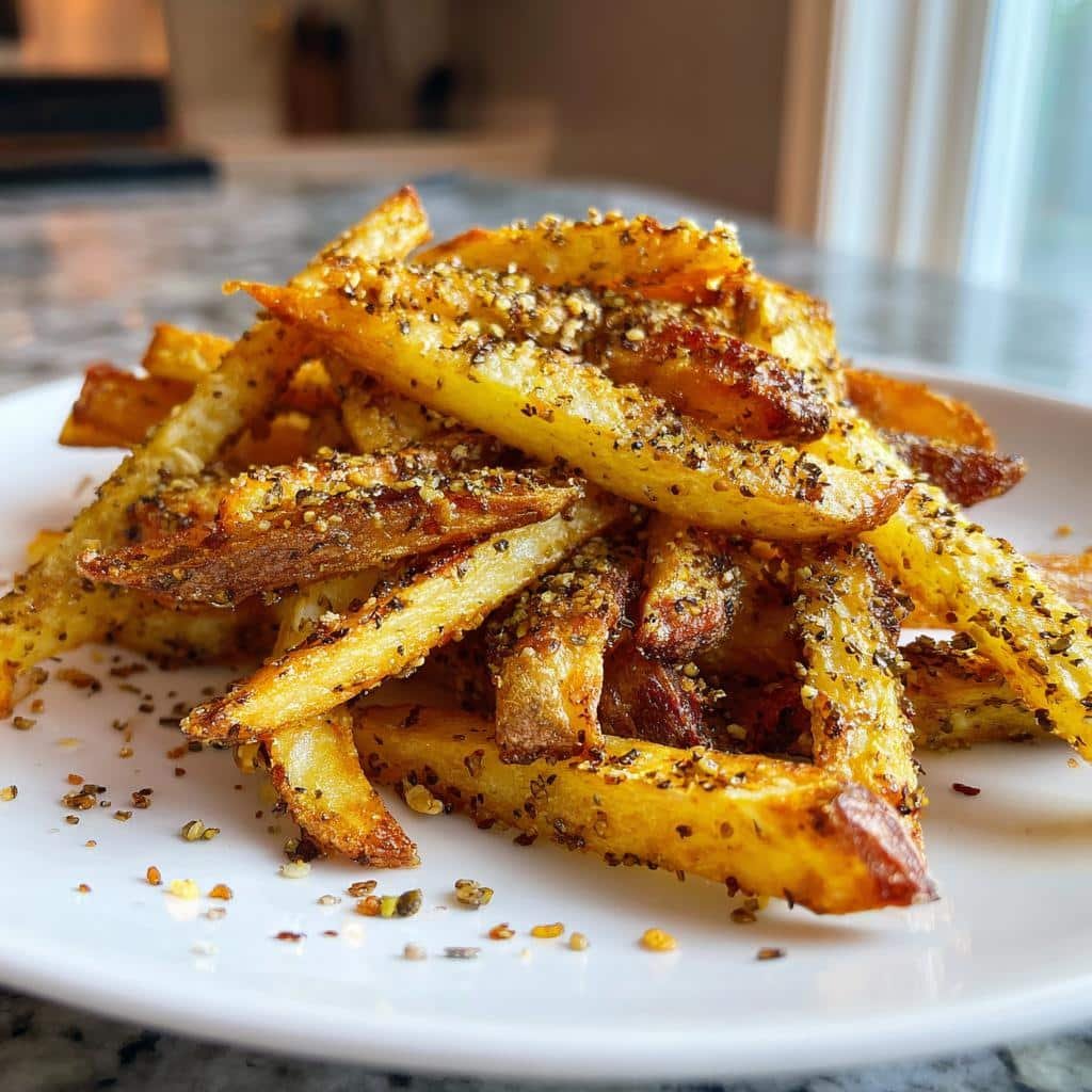 Air Fryer Za'atar Seasoned Exotic Fries