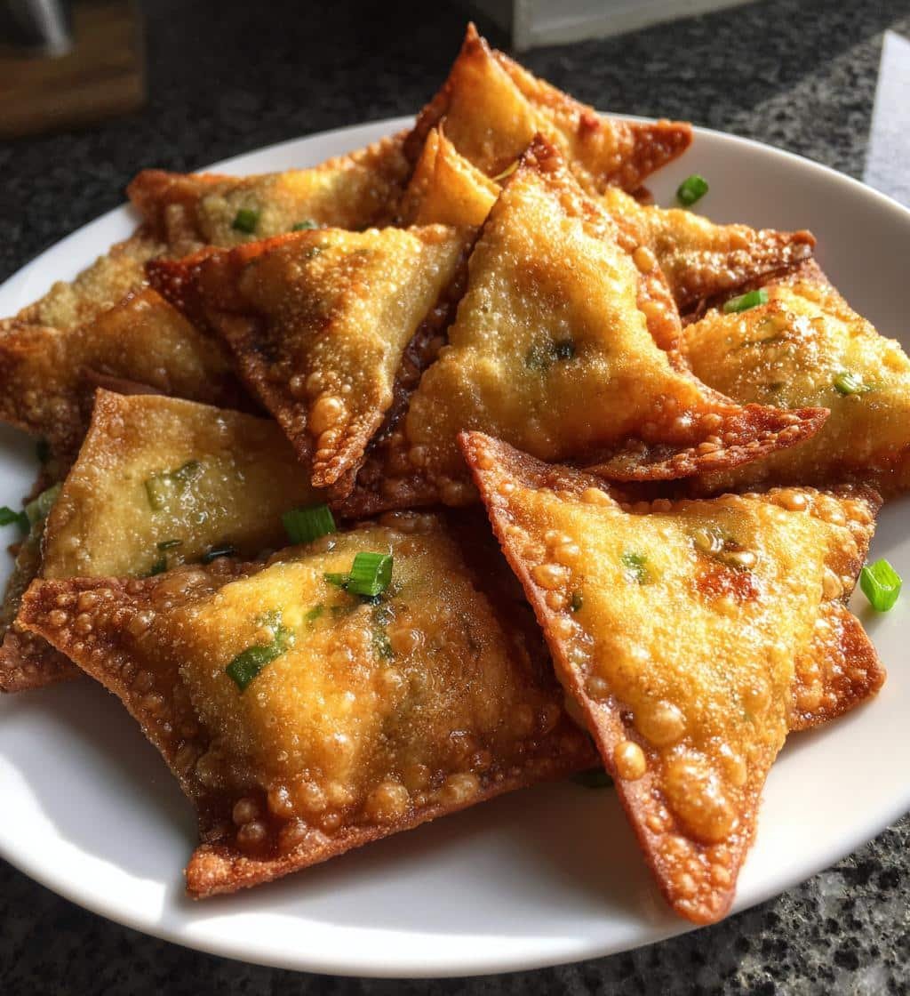 Air fryer crab rangoon bites - detail 1