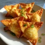 Air fryer crab rangoon bites