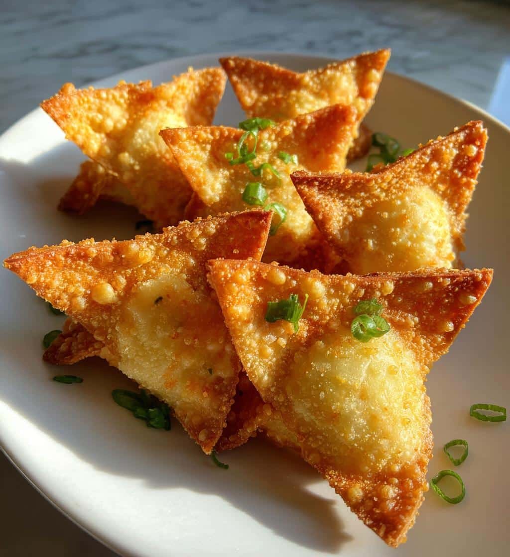 Air fryer crab rangoon bites