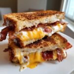 Bacon Ranch Air Fryer Grilled Cheese