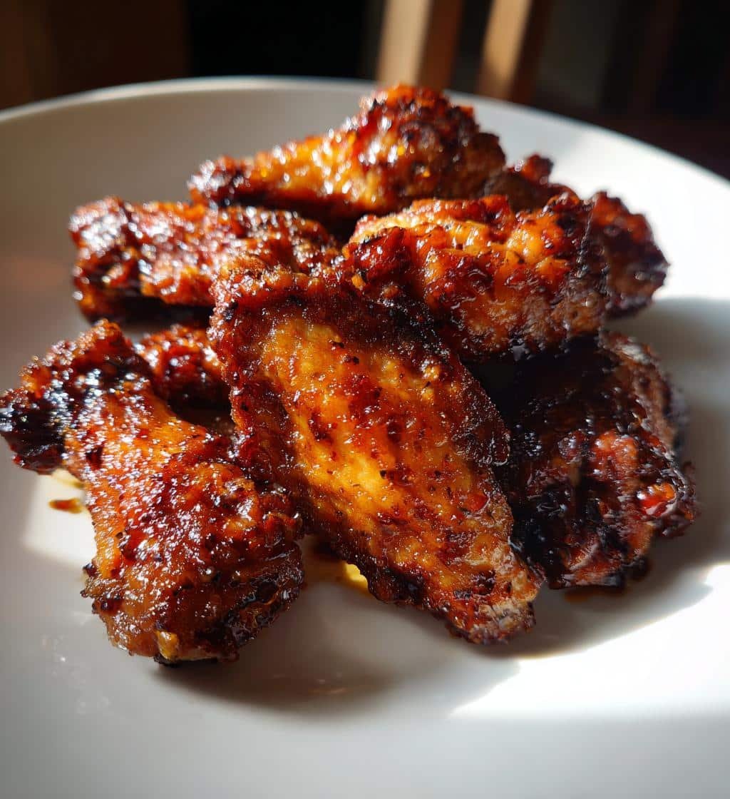 Balsamic Glazed Air Fryer Wings