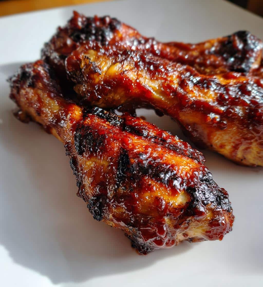 Bourbon BBQ Air Fryer Drumsticks